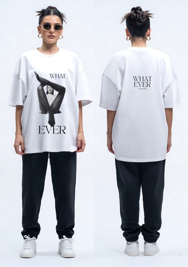 T-shirt Oversize WHAT EVER